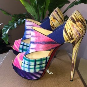 Christian Louboutin Multi Platform Sandal Heel
